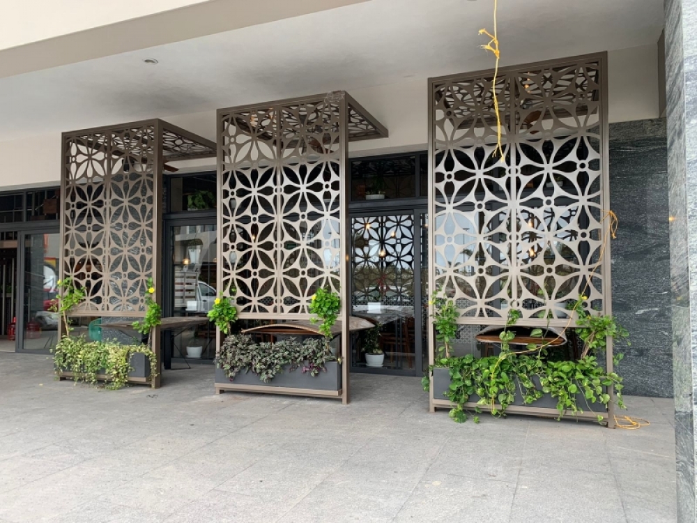 Celosías decorativas metálicas