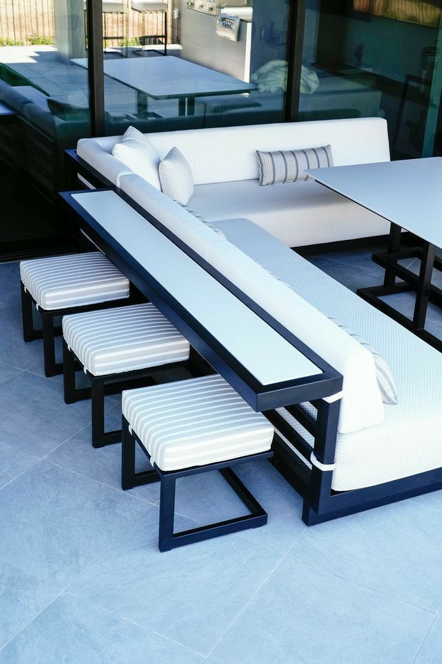 Sala modular en esquina